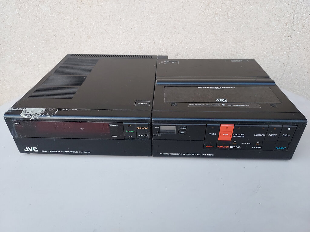 Télécommande D'origine JVC Pour Magnétoscope VHS - Occasion - Garantie 6 Mois - Réf K-103