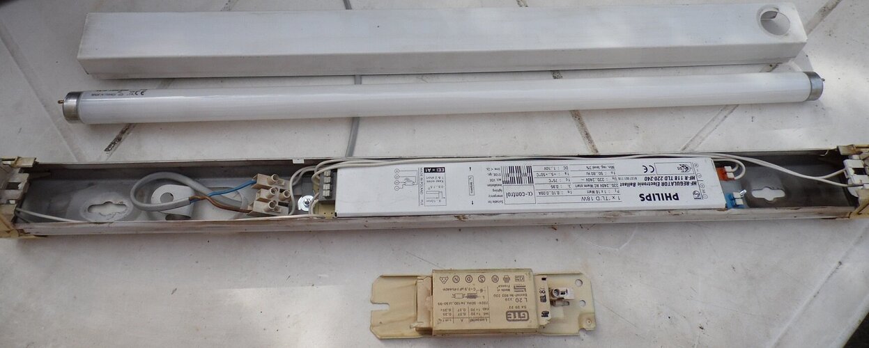 reglette fluo (retrofit ballast)