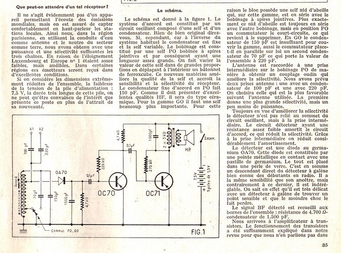Récepteur  Transistor 2  Nord Radio  Radio Plans n° 108 . oct 56.(4) (Copier)