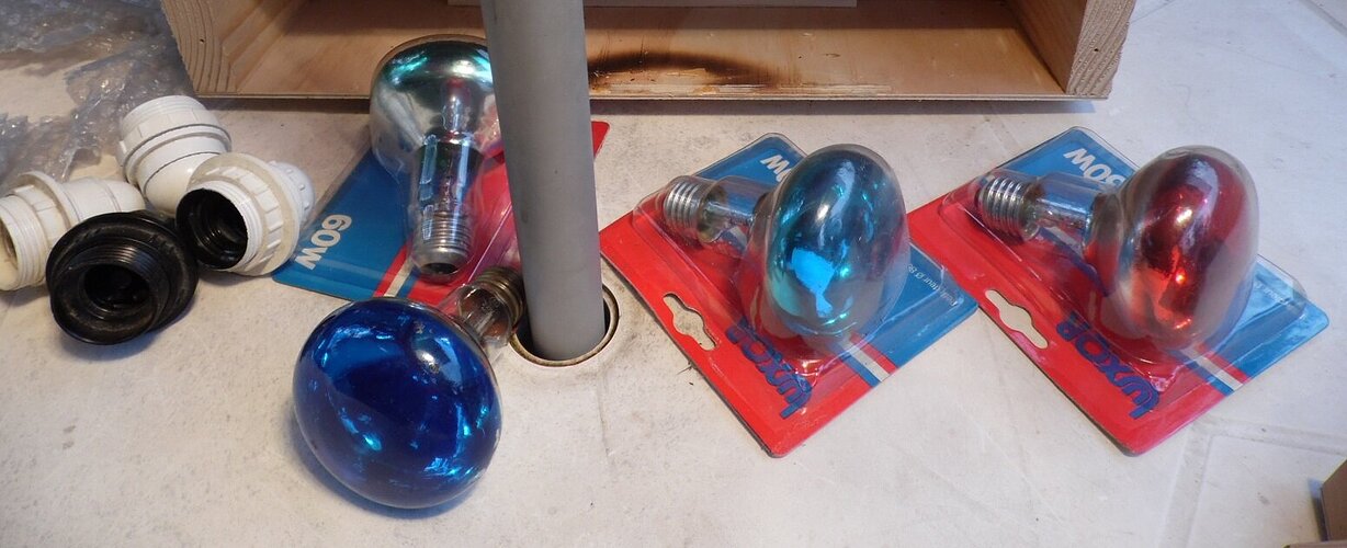 Modulateur et spots  bricolage (4)