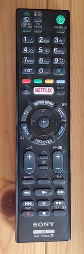 Sony RMT-TX100D remote