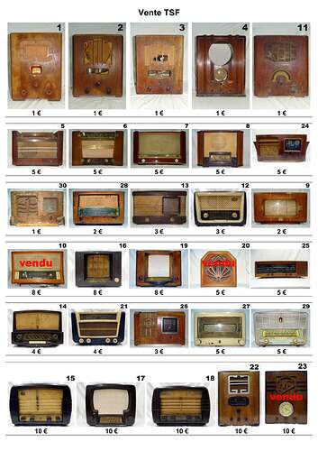 radio a vendre