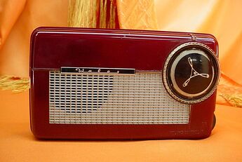 Vintage 1955 WALES B-46 TUBE RADIO Plastic Cabinet As Is COLLECTORS TAKE NOTE!  _ eBay