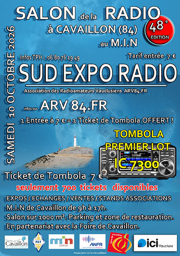 surexpo radio v3 anfr 2026 ici vaucluse + foire