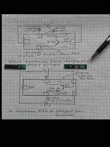Astuce visu fin de charge Accu Li-Ion