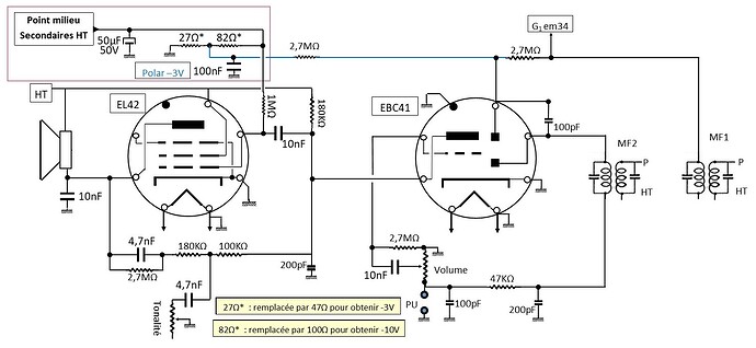 Câblage EL42 & EBC41