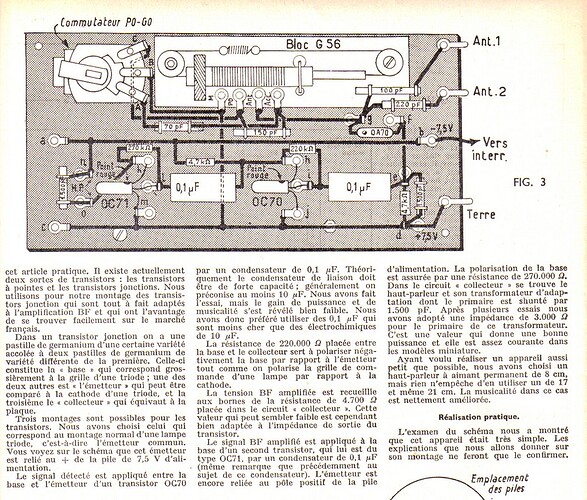 Récepteur  Transistor 2  Nord Radio  Radio Plans n° 108 . oct 56.(5) (Copier)