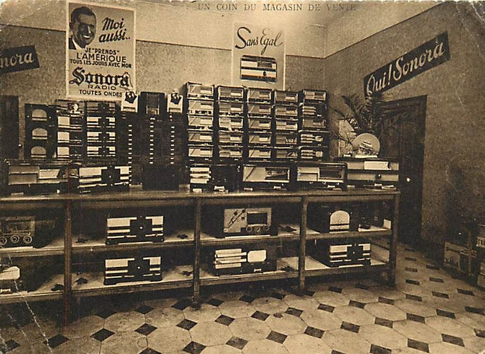 allier - montluçon - radio distribution - 24 av. wilson 1943
