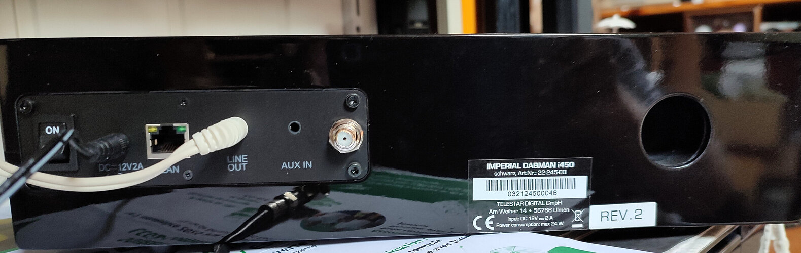 Dabman i450 - le dos