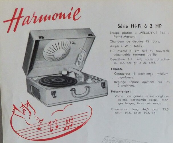 Publicité Barbiéri 1957