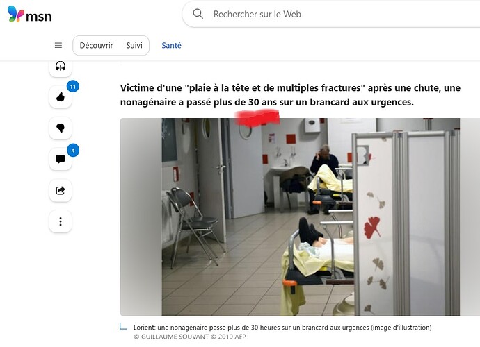 30 ans aux urgences
