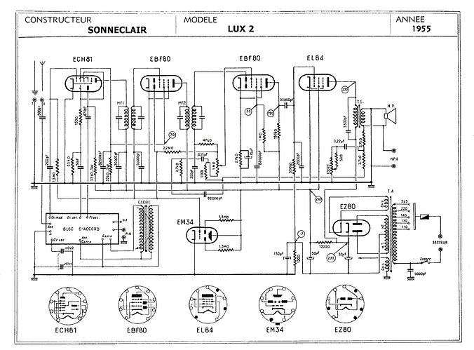 Schéma Sonneclair Lux 2  avec EM34