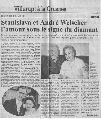 Papa - maman - noces de diamant