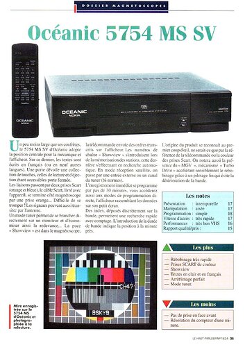 Dossier VHS HP 1824 1994-10