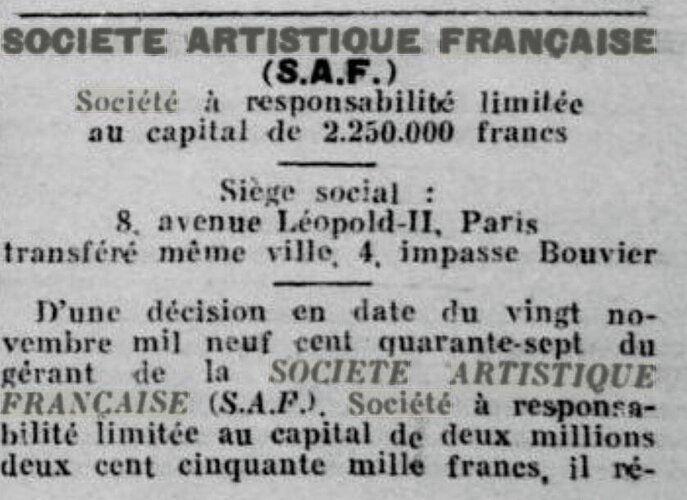 La Loi, 26 nov. 1947, p. 1-2