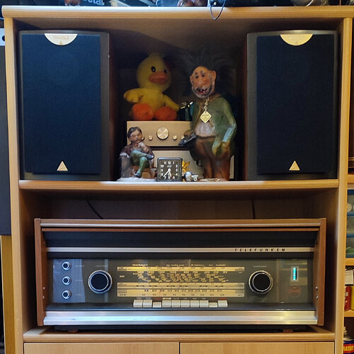 Radio Telefunken avec HP Triangle