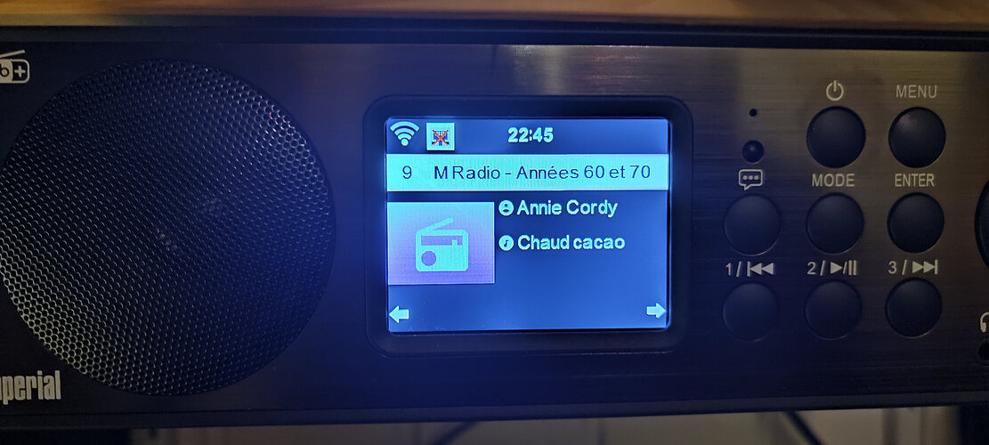 Internet avec Dabman i450