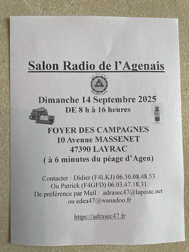 Salon radio de l'Agenais