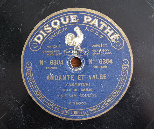 Disque Pathé 2563