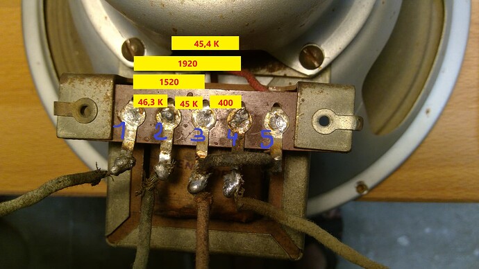transfo HP valeurs 1