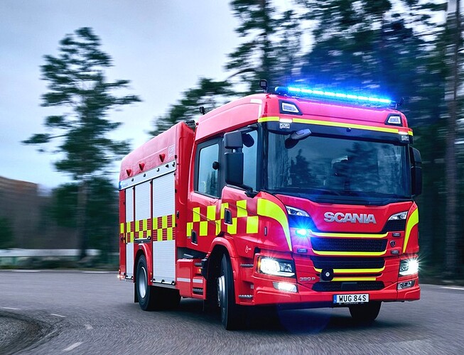 SCANIA POMPIER