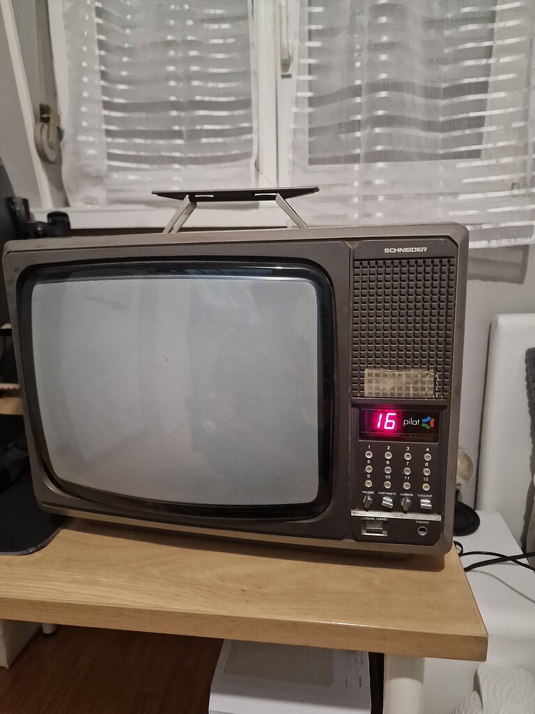 1978 - TELELUDE Schneider NB2 : jeu vidéo 1re génération (style Pong