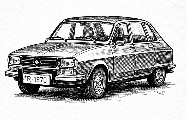 Avant de R12 et arrière de R16