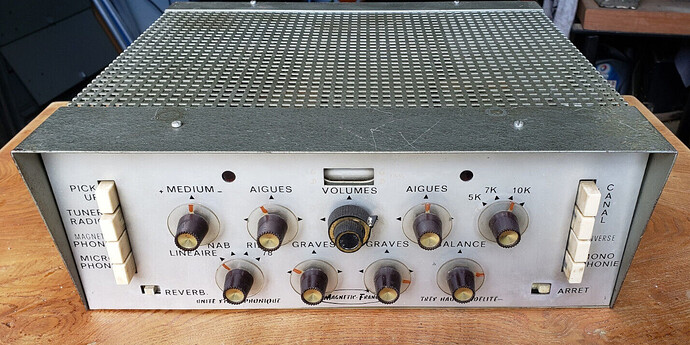 Magnétic-France Compact 70 Tube Amplifier (2x35W, 1964) -