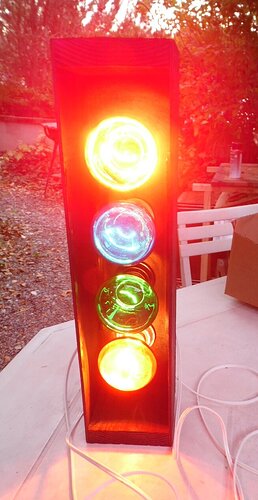 Modulateur et spots bricolage (13)