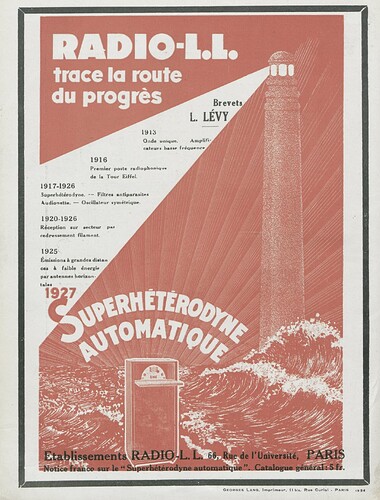 ''La Radio'' 1 janvier 1926