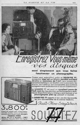 La Science et la Vie _ Publicité enregistrez vous-même vos disques