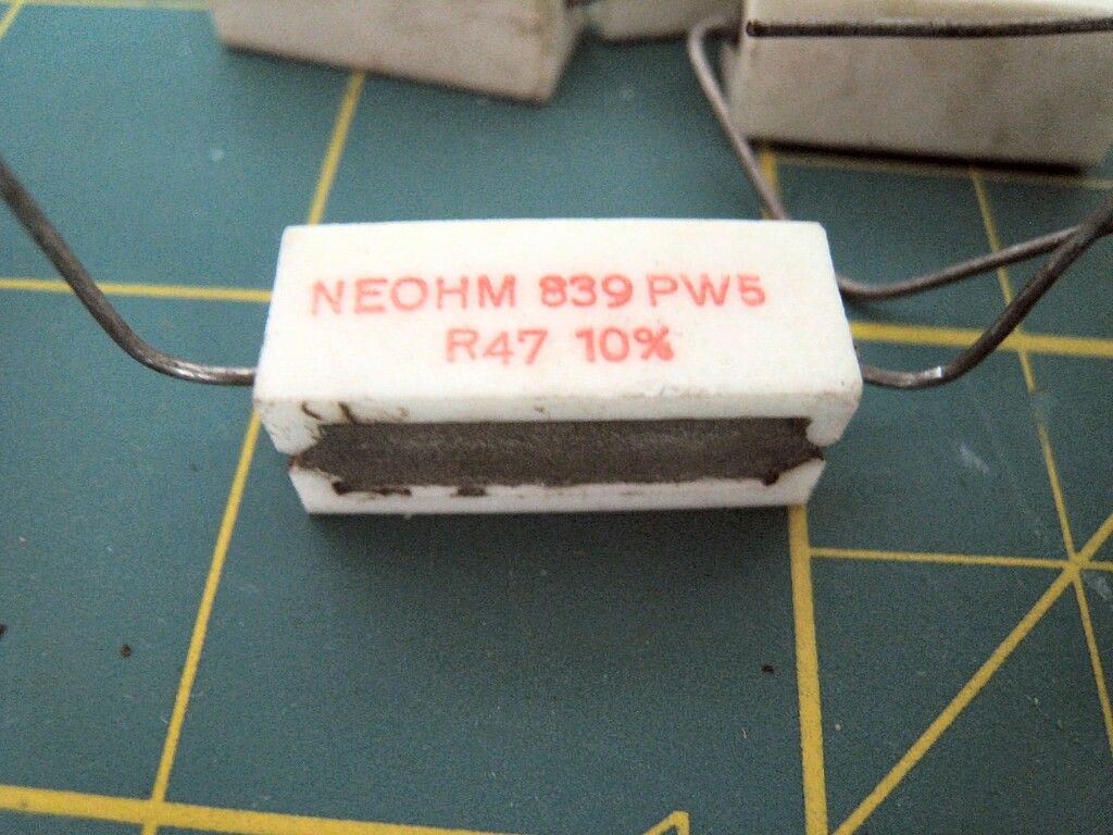 Cookid R47 Réelle valeur résistance Neohm? - R47 - Technique - Forum Retrotechnique