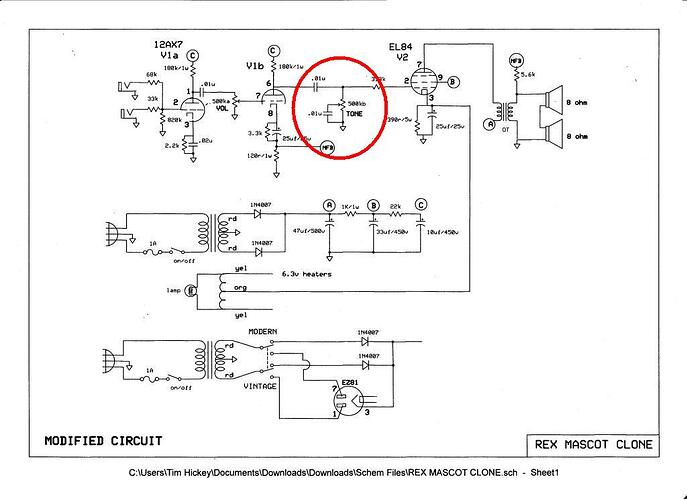 TONE sur CR 1µf 500K - Copie