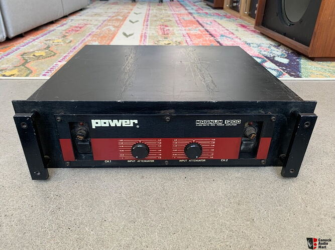 Power Magnum 1200 Power Amplifier (1986)