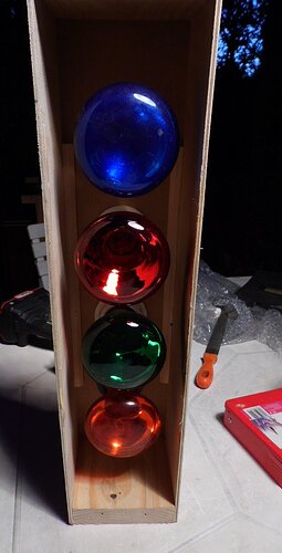 Modulateur et spots  bricolage (9)