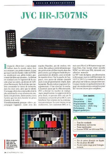 Dossier VHS HP 1824 1994-09