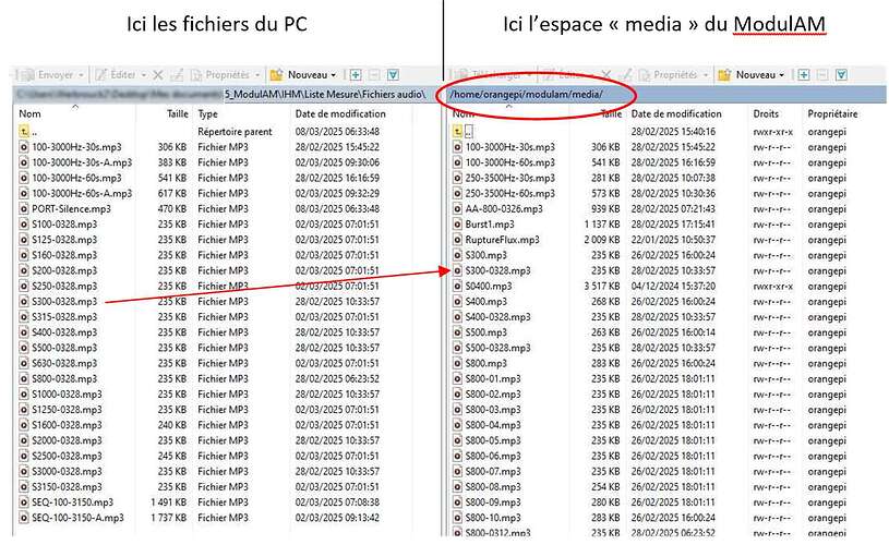 Transfert mp3 via WinSCP-1