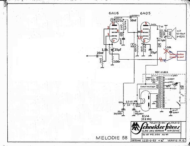 Melodie 58 MODIFIE + EF89 - doctsf