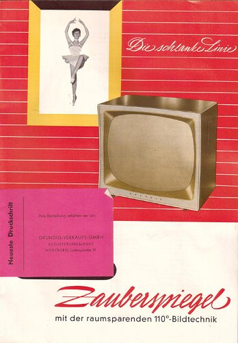 Grundig Fernseher-Programm 1959-01