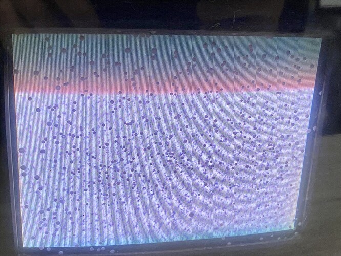 CRT Defects-01 - Trinitron Faceplate Spots