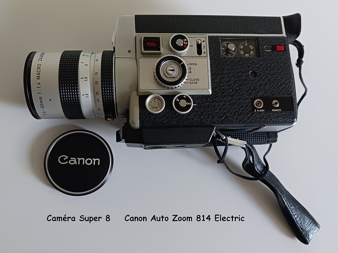 Caméra Super 8 _Canon Auto Zoom 814 Electronic_2