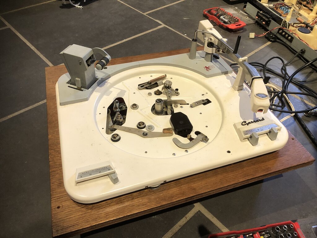 Révision d'une platine TD Garrard Transcription 76