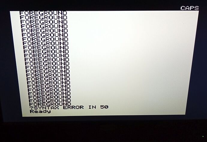 oric écran