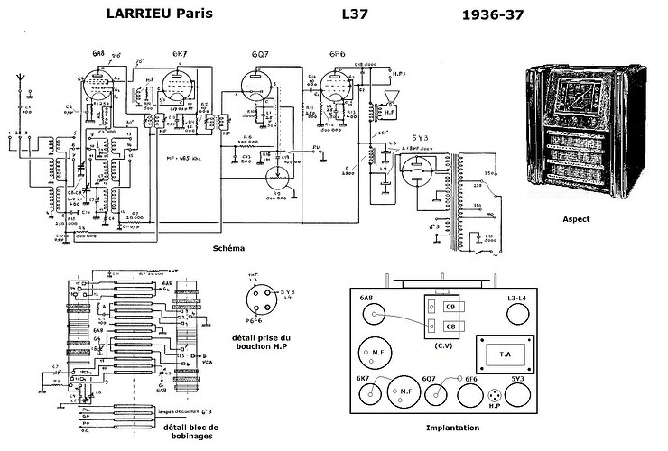 Larrieu Paris 1937  Schéma