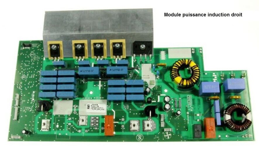 Module puissance induction droit