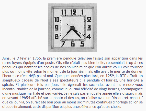 Horloge TV