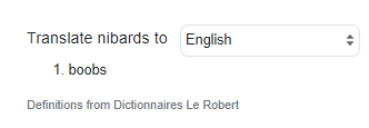 C'est le Robert qui le dit