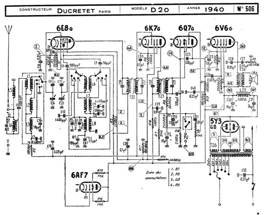 Schéma de principe - Modèles/marques - Forum Retrotechnique