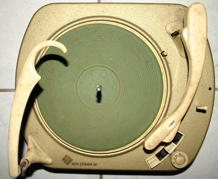 Platine Vinyle Telefunken TS860 Argent - Révisée Avec Cellule Neuve