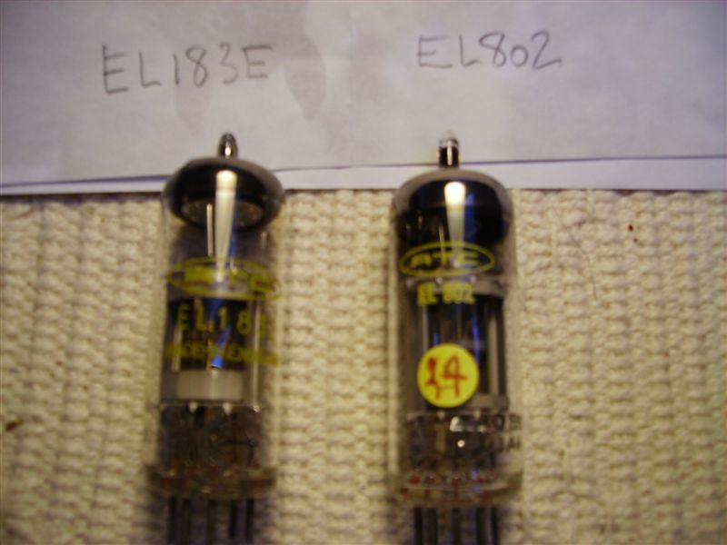 Lampe Tube Radio Mazda EL183 NOS (New Old Stock) - Rarité